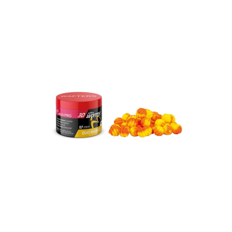 3D WORMS WAFTERS DUO MANGO 10mm 20g MATCHPRO